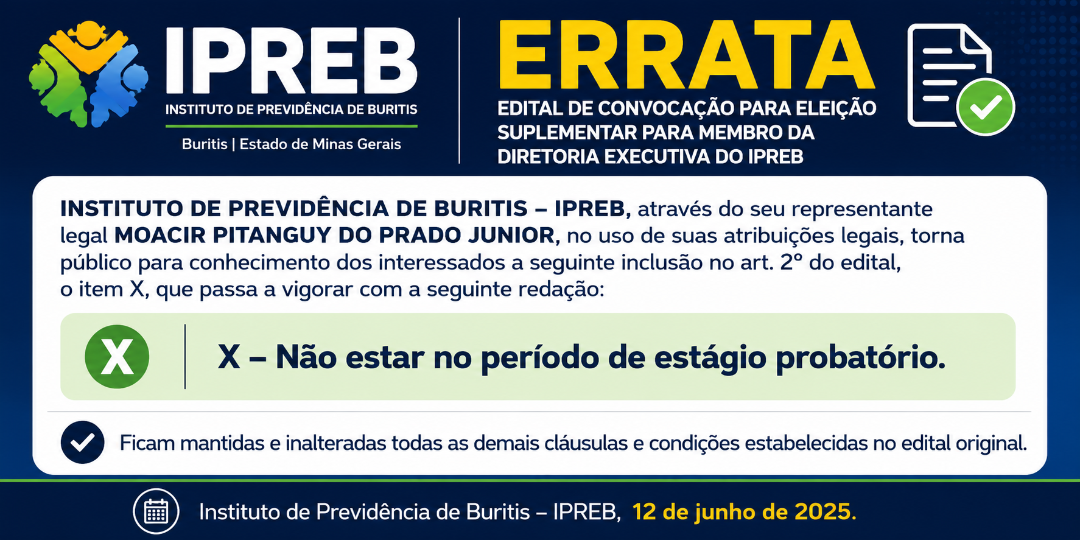 Errata de Edital